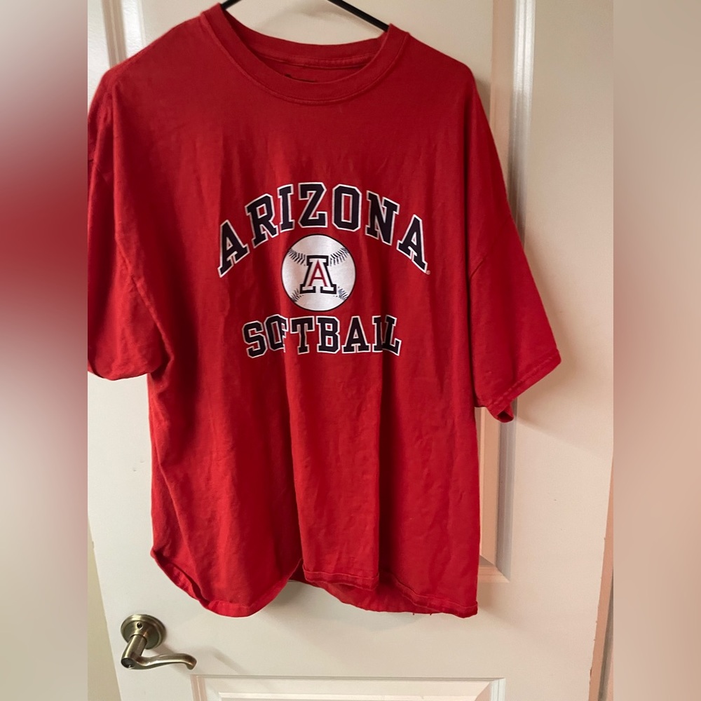 Red Ouray Arizona Softball Tshirt, EUC, 2XL